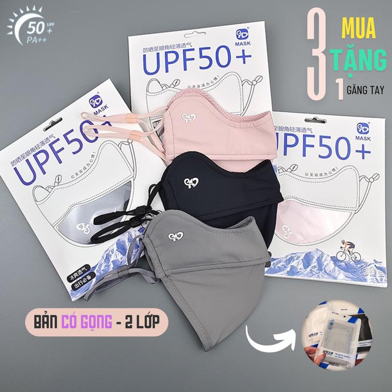 Khẩu Trang Chống Nắng [CHUẨN LOẠI 1] Chống Tia UV UPF 50+ Toàn Mặt Cho Nam Nữ Chất Vải Lanh Thun Mát Lạnh(Mua 3 Tặng Găng Tay Chống Nắng)