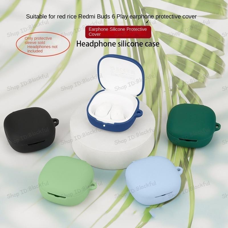 Hộp Đựng Tai Nghe, Chống Sốc, Chống Bụi, Hộp Đựng Bảo Vệ Tai Nghe Bluetooth Mini, Có Thể Giặt Được, Thích Hợp Cho Redmi Buds 6 Play