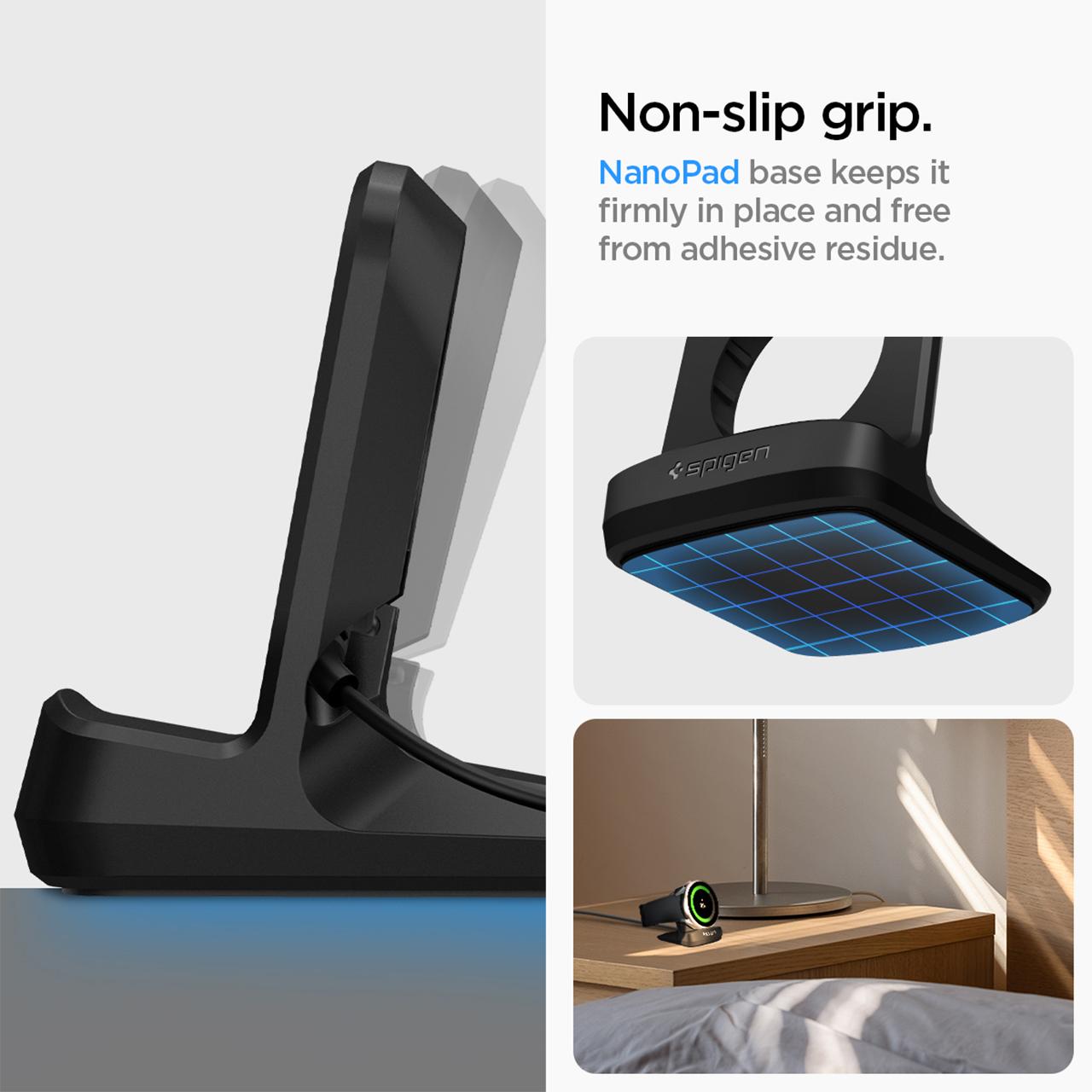 Spigen Galaxy Watch 5 / 6 Series Smartwatch Stand Night Stand S353 - Black AMP05302