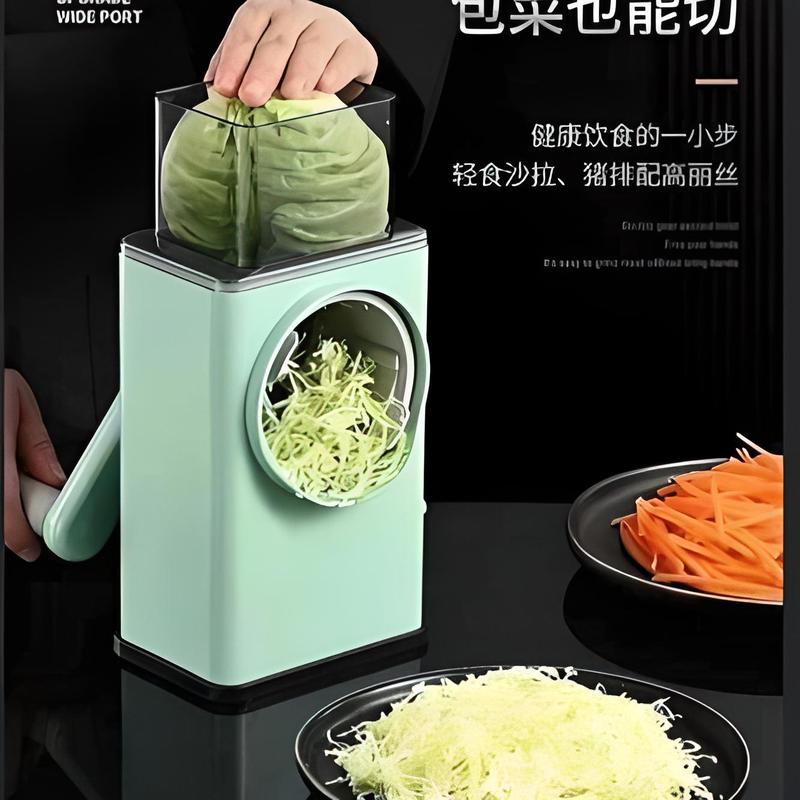 Máy Bào Sợi Cắt Lát Rau Củ Đa Năng - Lưỡi Dao Thái Mỏng Đều, Nạo Sợi Sắc Bén, Nghiền Hạt Các Loại