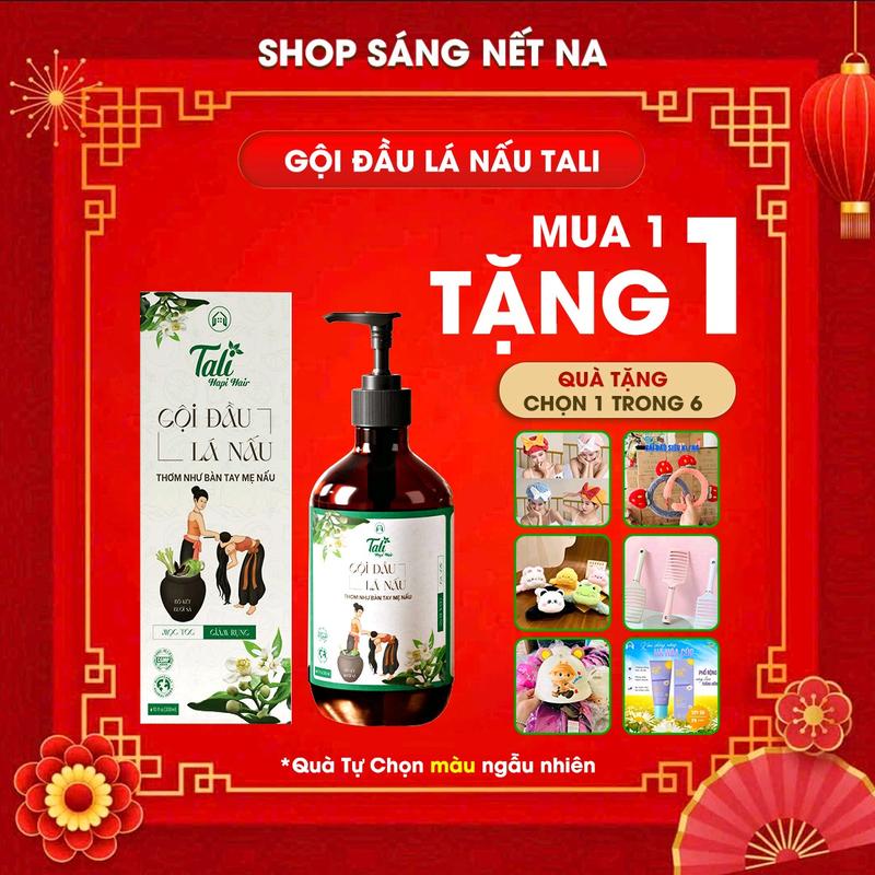 (Link dành cho TTLK) Dầu Gội Đầu Lá Nấu Tali Hair Loại 300ml Giúp hỗ trợ mọc tóc, Giảm Gãy Rụng, Giảm Gàu, Giảm Ngứa, Tóc Suông Mượt Dành Cho cả Nam và Nữ, Chăm Sóc Tóc