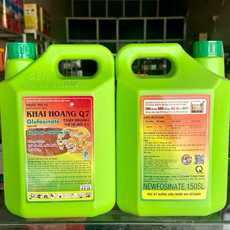 Thuốc trừ cỏ Khai Hoang Q7 -4,5Lit