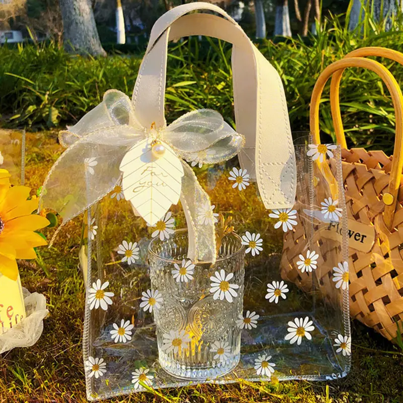 Túi Nhựa Pvc Màu Hồng Sành Điệu / * 10 * 20Cm / 23 * 15 * 25Cm, Túi Tote Trong Suốt, Túi Xách Thạch Cho Bữa Tiệc Bãi Biển, Du Lịch, Mua Sắm, Hoạt Động Ngoài Trời, Thanh Thiếu Niên 1