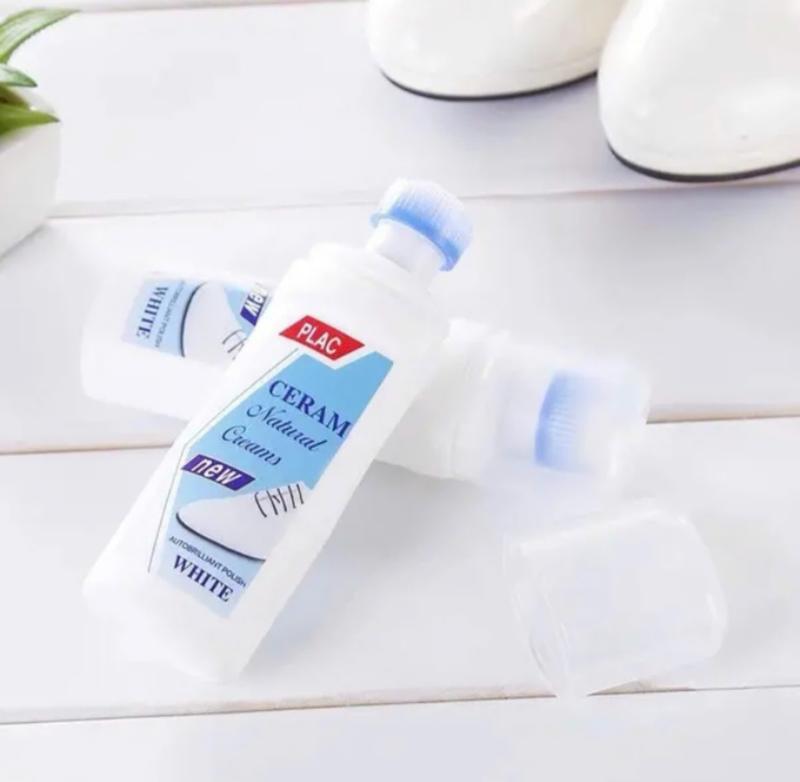 Chai xịt tẩy trắng giày, vệ sinh giày cực nhanh - Lọ vệ sinh tẩy vết ố vàng trên giày nhỏ gọn tiện lợi PT SHOP 3