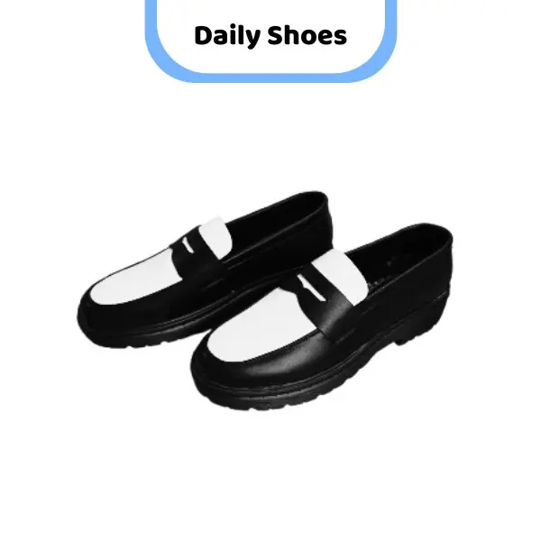 Giày loafer nam giá rẻ da kim đế khâu, giày lười nam đế 4cm. Mũi tròn Shoes. Giày lười nam classic 3 màu Đế Bằng  màu đen giày đi dự tiệc