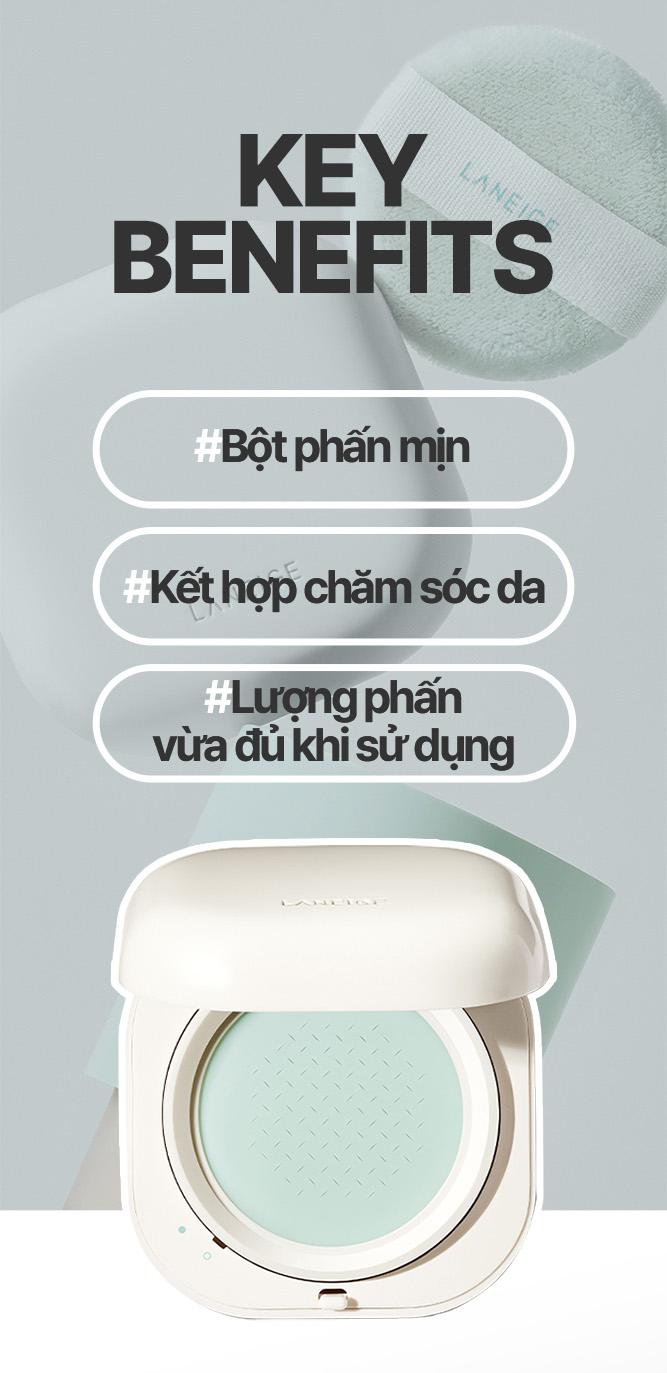 Product Introduction of Phấn phủ trang điểm dạng bột kiềm dầu LANEIGE Neo Essential Blurring Finish Powder 7g Cosmetic Mỹ Phẩm Mỹ Phẩm 8