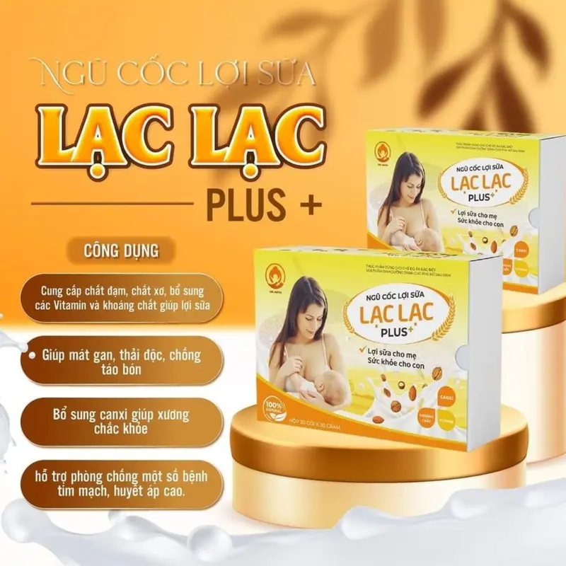 NGŨ CỐC LỢI SỮA LẠC LẠC HỘP 30 GÓI 1