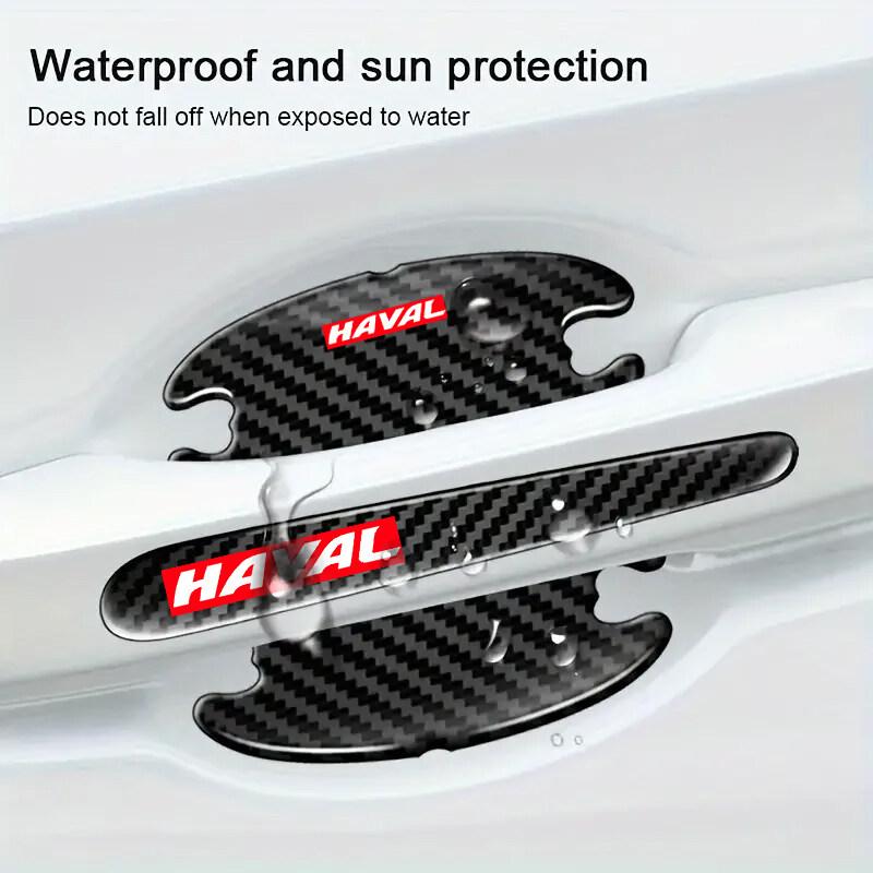 Car Door Carbon Fiber Protection Sticker Handle Film Door Bowl Protector For Haval H6 Jolion H2 H2s H1 H5 M4 H9 2023 2024 2025 Car Sticker 4