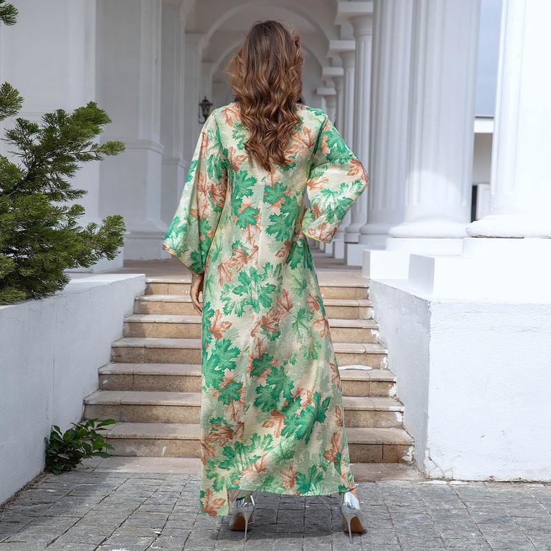Product Introduction of Ome Muslim Djellaba Women's Clothing DUBAI Turkish Clothing Embroidery Fashion Female Dress Fashion 17