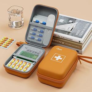 Túi Đựng Thuốc Cầm Tay Túi Đựng Thuốc Du Lịch, Bộ Sơ Cứu, Túi Đựng Thuốc Ngoài Trời, Thích Hợp Cho Trẻ Em, Hộp Đựng Thuốc, Hộp Đựng Thuốc, [Q-Men]