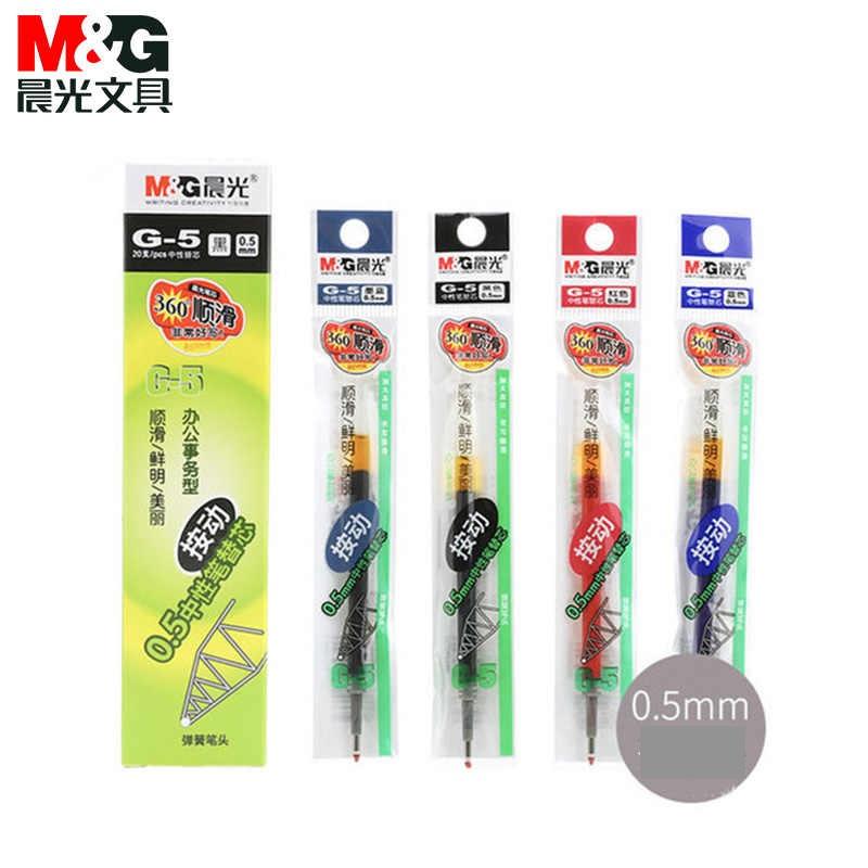 [Chính hãng] Ruột bút bi nước béo gel M&G G-5,dùng cho bút M&G,Deli,Baoke....