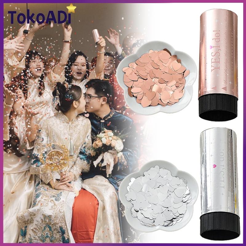 Confetti Party Mini Confetti Kertas String Pita Metalik Untuk Propose ...