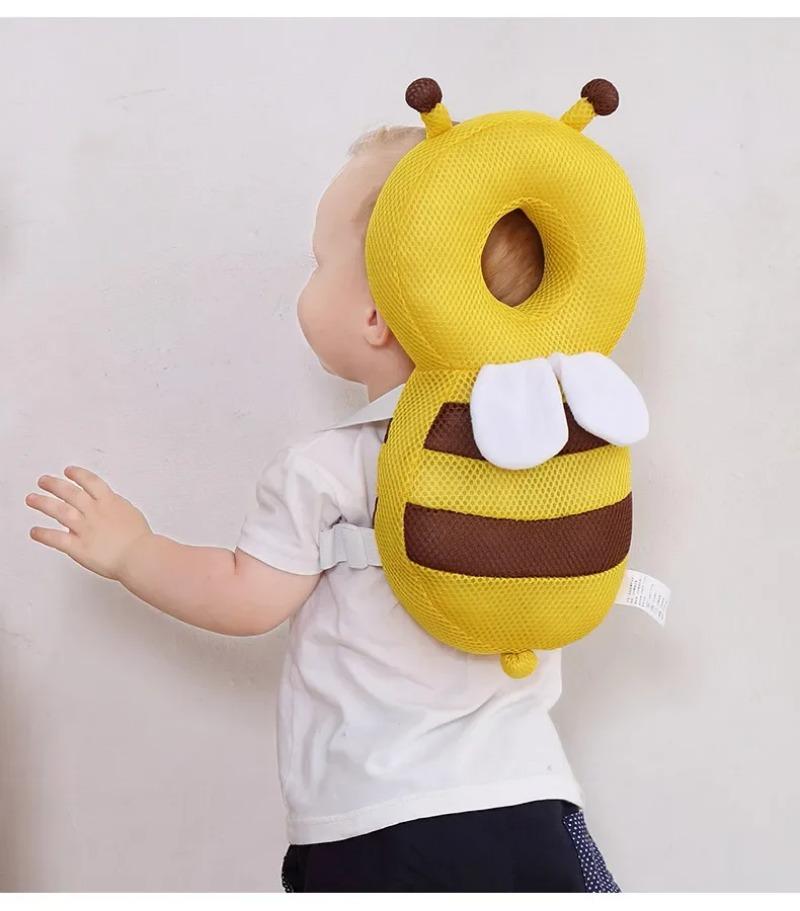 Product Introduction of Head Back Protector Baby Protect Pillow Learn Walk Headgear Prevent Injured Safety Pad  prevention Fall Cartoon Bee Kids Pillows 16