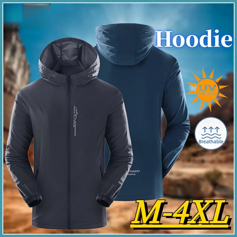 [Ready Stock]] Men's Jacket Outdoor Windproof and Waterproof Windbreaker Cycling Motorcycle Jacket Plus Size M-4XL Baju Rider Motor Jaket