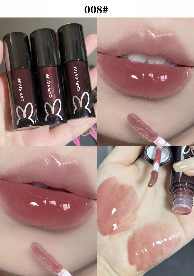 Product Introduction of Son Bóng, Ống Đen Cà Phê Cappuccino, Bóng, Máy Chà Môi Trà Bong Bóng, Màu Sắc, Làm Mờ Đường Viền Môi, Dầu Dưỡng Ẩm, Dầu Dưỡng Ẩm 34