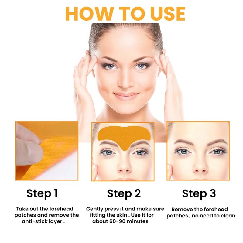 Product Introduction of Forehead Wrinkle Patch Wrinkle Fine Lines Flattening Patches Natural Ingredients Wrinkle Smoothers 21