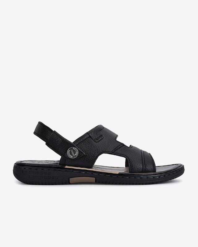 Giày Sandals Nam Đông Hải Đế Bằng Da Bò - S1131