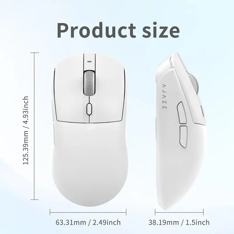 AJAZZ AJ139V2 MC wireless three-mode mouse game gaming office magnetic seat charger PAW3311 500mah 1