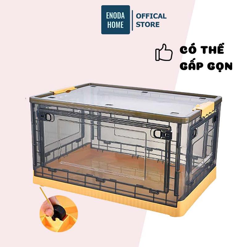  Hộp Đựng Đồ Gấp Gọn Trong Suốt Enoda Home Hộp Nhựa Đựng Đồ Xếp Chồng Lên Nhau Bảo Quản Đồ Tiện Lợi Q042 