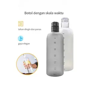 Vanfurni Botol Minum Aesthetic 500ml & 750ml Botol Olahraga Gym Botol Minum Tahan Panas Dan Dingin Cangkir Air Panas Portable