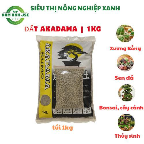 1kg Đất nung Akadama Nhật chuyên dùng cho bonsai, sen đá, xương rồng, cây cảnh và thủy sinh
