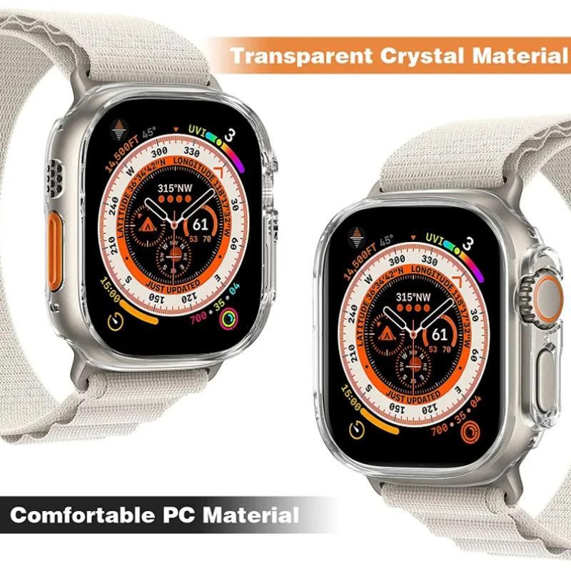 Product Introduction of 360 Full Coverage Case For Apple Watch Ultra 49mm Screen Protector Cover Protective Shell For iWatch Ultra 49mm TPU Bumper Case 4