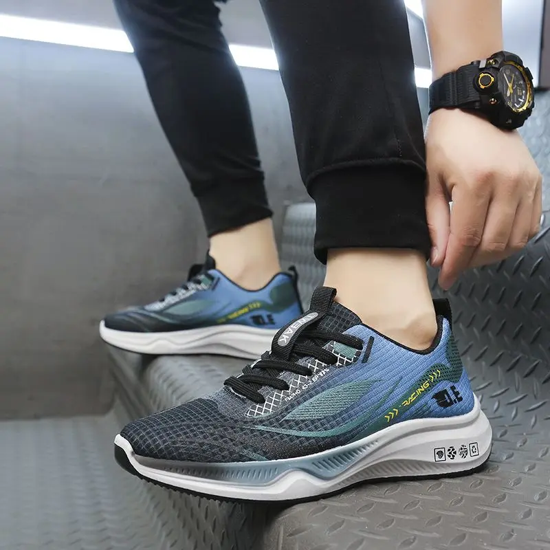 Giày Chạy Bộ Thể Thao, Đế Mềm Siêu Nhẹ, Thoáng Khí, Hấp Thụ Sốc, Thích Hợp Cho Mùa Lò Xo Và Mùa Hè, Giày Chạy Bộ Nhẹ, Dành Cho Nam Và Nữ, Cùng Phong Cách, Hàng Mới Về Ngày 24 Tháng 4 Năm 2022 3