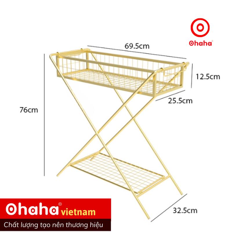 KỆ TRANG TRÍ PHÒNG KHÁCH SANG TRỌNG CAO CẤP OHAHA - KTT027 3