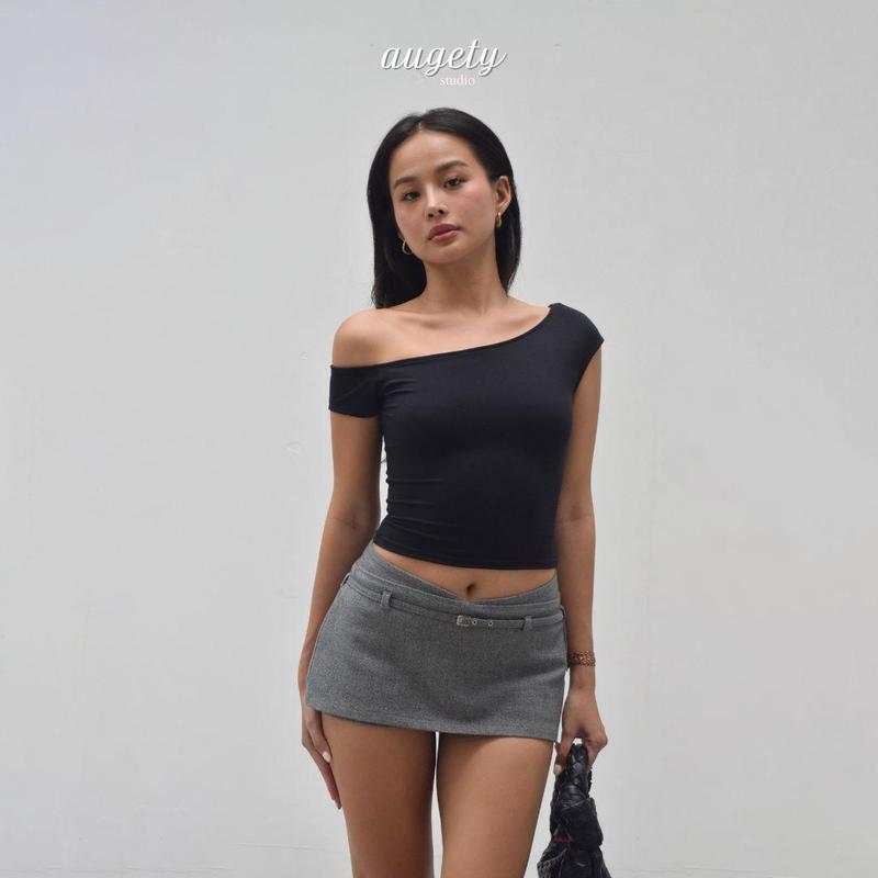 Áo Thun Ôm Trễ Vai, DELILAH TOP AUGETY