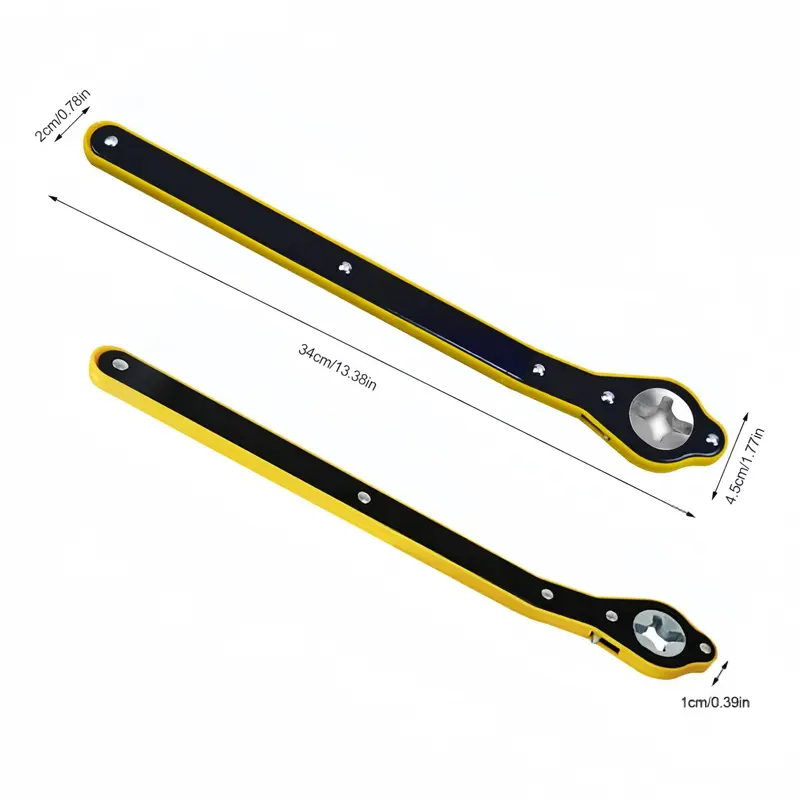 Multifunctional Car Jack Wrench, Universal Hexagonal Labor-saving Handheld Wrench, Manual Car Repair Tool, Professional Car Tire Repair Tool 1