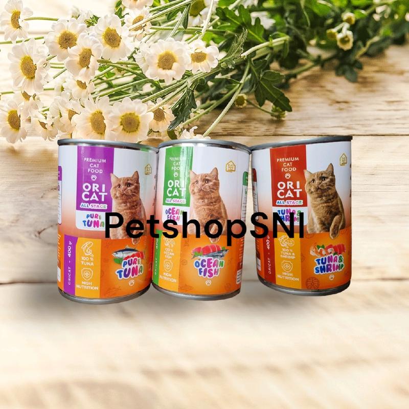 LIVE VIRAL (KALENG) ORICAT 400GRAM MAKANAN KUCING PREMIUM WET FOOD 1