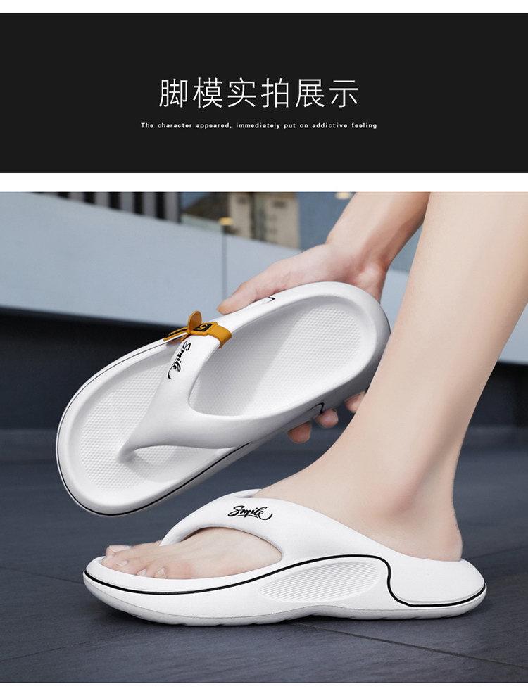 Product Introduction of Selipar, Sandal Musim Panas Lelaki, Tapak Tebal, Tahan Haus, Sandal Pantai, Tidak Licin, Deodoran, Tapak Lembut, Rekaan Cat, Kasut Selipar Lelaki 8