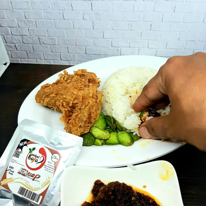 SamBhojo Sambal Sachet Paket 2pc Sambal Baby Cumi, Sambal Teri, Sambal Paru, Sambal Bawang, Sambal Terasi, dll Kemasan Sachet 20gr 5