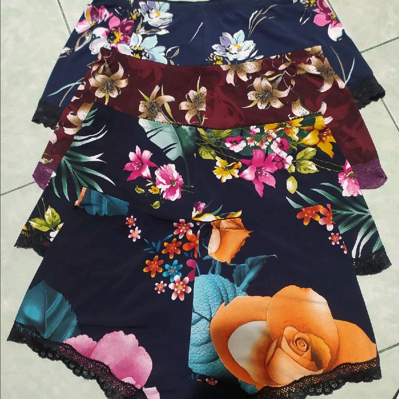 celana dalam wanita CD Jupe boxser / hotpan semua ukuran harga sama bahan spandek renda lembut Bunga Dewasa untuk motip dan warna di kirim randem 2