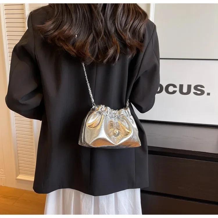 Product Introduction of Millennium Bag Women 2025 New High Sense Shoulder Bags Summer Chain Bag Fashion Bucket Bag Messenger Bags Purses Handbags 14