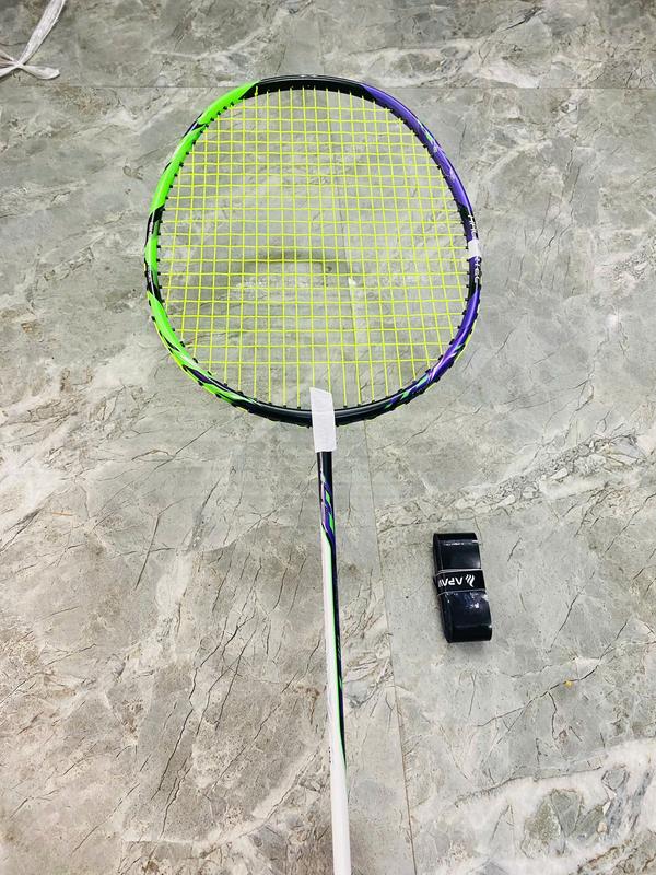 Vợt cầu lông LN Hal.ber.tecc9000 nội địa cao cấp căng tối đa 13kg,Tặng Cuốn cán+bao vợt đơn+ Cước căng sẵn mặt vợt Cán Vợt Cacbon Sport