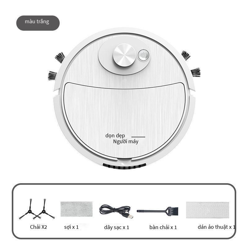 Vận Chuyển Trong Vòng 24 Giờ Robot Quét Nhà Thông Minh Sạc Hút Tất Cả Trong Một Máy Hút Bụi Mini Lazy Cho Quà Tặng 6