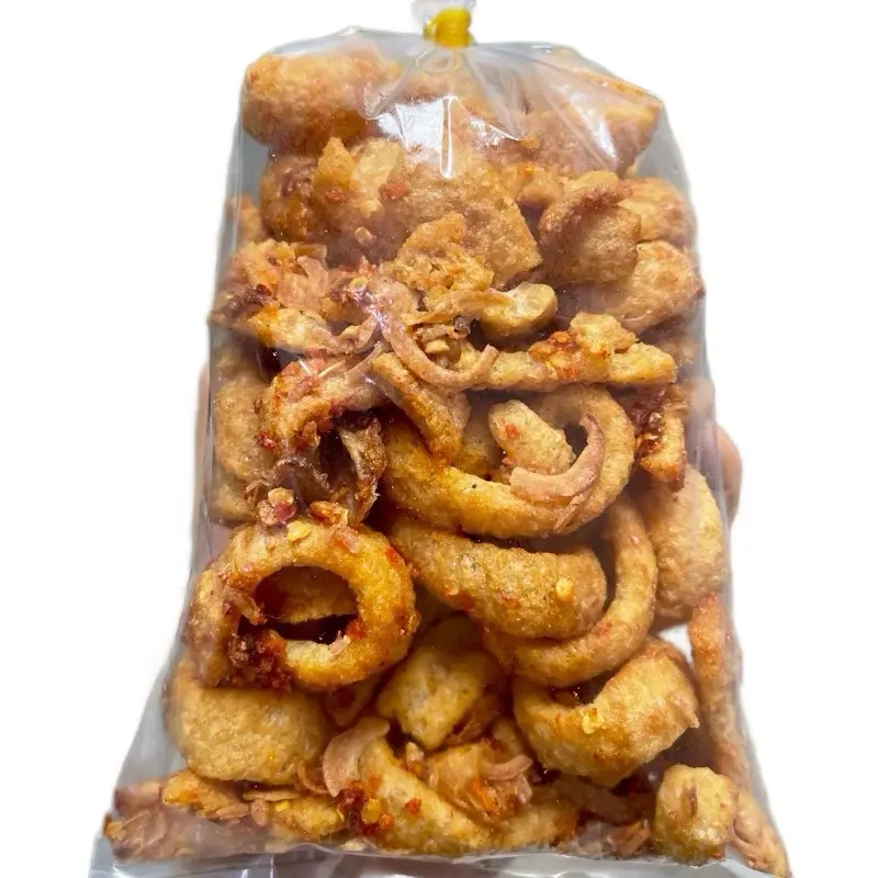 100g da heo chiên nước mắm Snack Ăn Vặt Food Cay