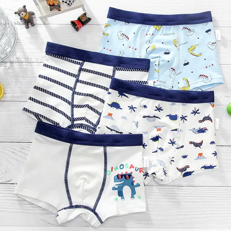 Sweetberry Baby🍒Boys Underwear Cotton Kids Boxer Teenager Boy Briefs for Children
