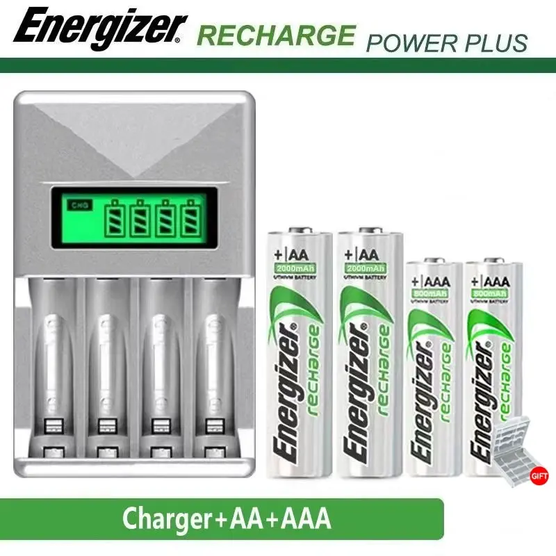 【COD】Energizer AA/AAA NiMH rechargeable battery with 4-slot LCD Tape ...
