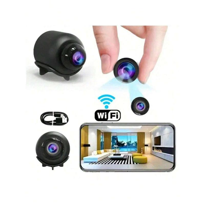 1 chiếc/2 chiếc camera an ninh mini thông minh 1080p HD, Wi‑Fi không dây 2,4…