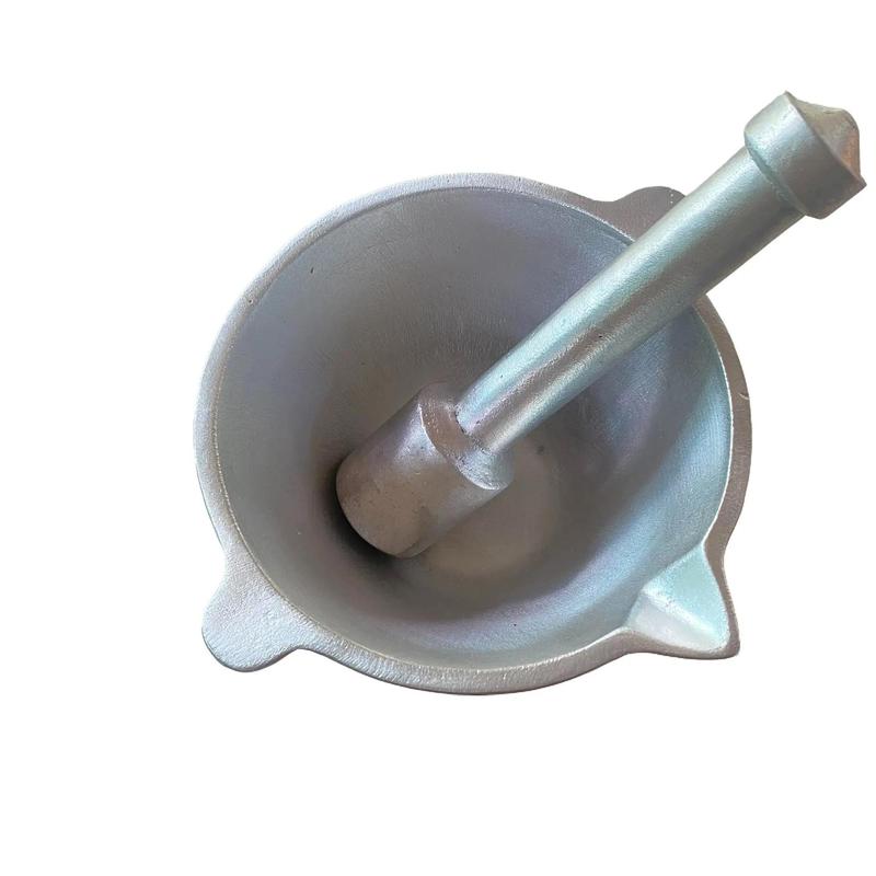 TT Cói Chày Gang Đúc Nguyên Khối 16,5cm Bóng Sáng Đẹp Chắc Chắn Nặng 1kg Cối Giã Tay Dụng Cụ Nhà Bếp Chuyên Dụng cói giã tay