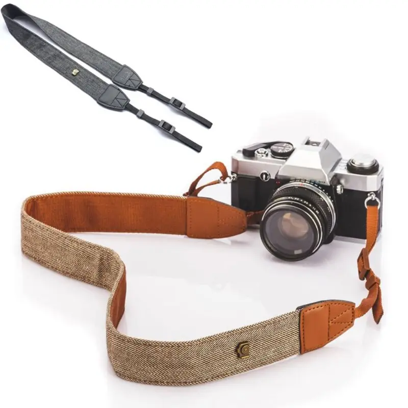 Dây Đeo Máy Ảnh Bằng Da Bông, Phong Cách Cổ Điển Có Thể Điều Chỉnh, Cho Máy Ảnh SLR Và DSLR, Thắt Lưng Cổ Vai, Thích Hợp Cho Sony, Nikon Và Canon, Thắt Lưng Máy Ảnh, Phụ Kiện Máy Ảnh 1