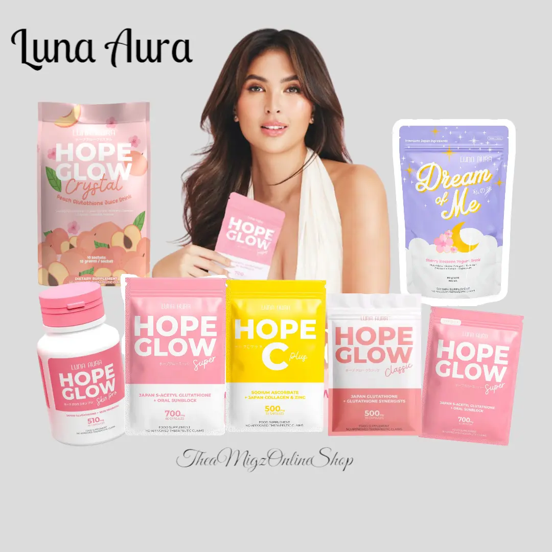 LUNA AURA HOPE GLOW ALL PRODUCTS (TheaMigzOnlineShop Region 4A)