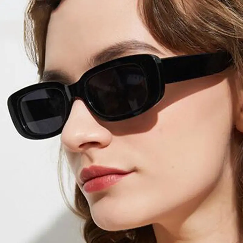 European and American small frame sunglasses simple square sunglasses fashion punk street shooting catwalk trendy glasses