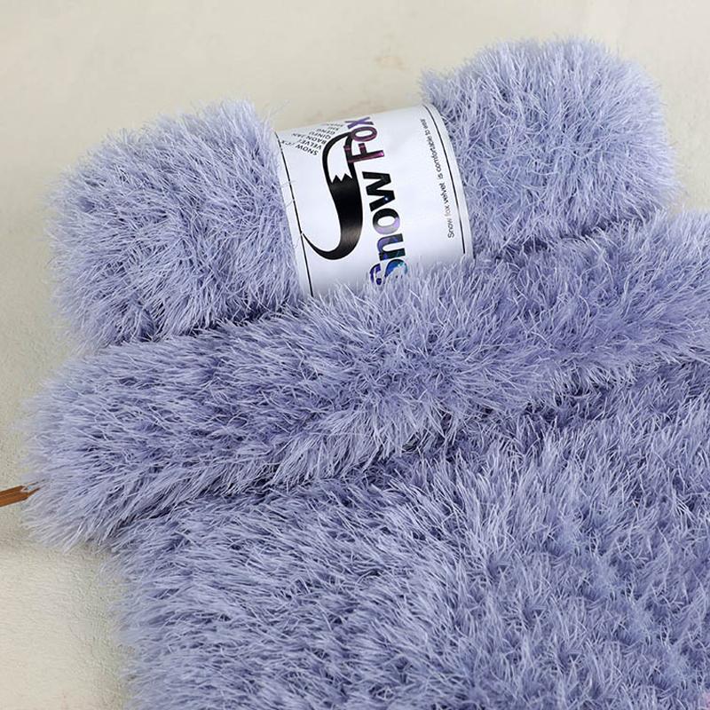 Product Introduction of 98g/Roll Double-Sided Fluffy Knitting Yarn DIY Hat Scarf Sweater Winter Warm Crochet Thread DIY Sewing Accessories 13
