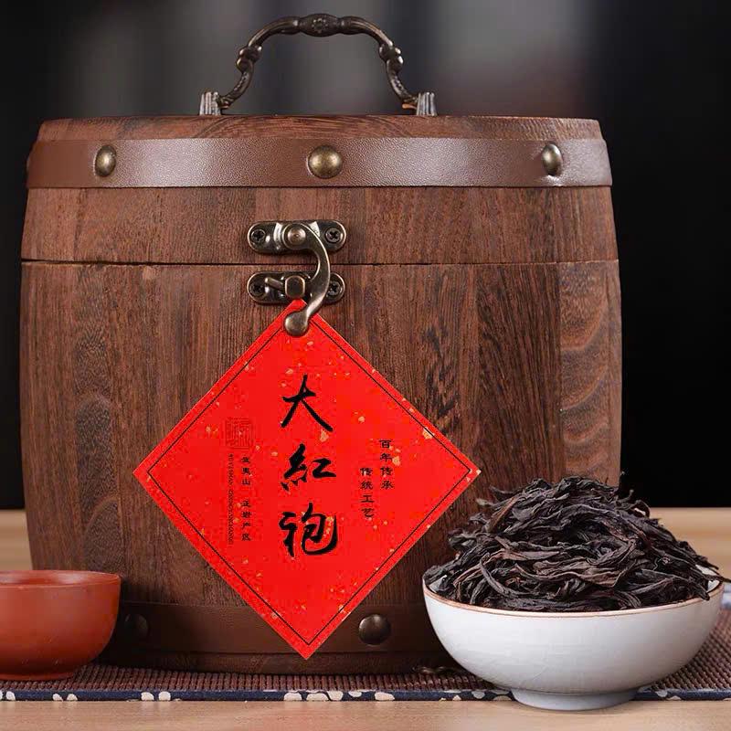 TRÀ PHỔ NHĨ QUÝT - HỒNG TRÀ HOA HƯƠNG TIỂU CHỦNG  - TRÀ Ô LONG THIẾT QUAN ÂM- Ô LONG ĐẠI HỒNG BÀO ĐÓNG THÙNG GỖ CAO CẤP 6