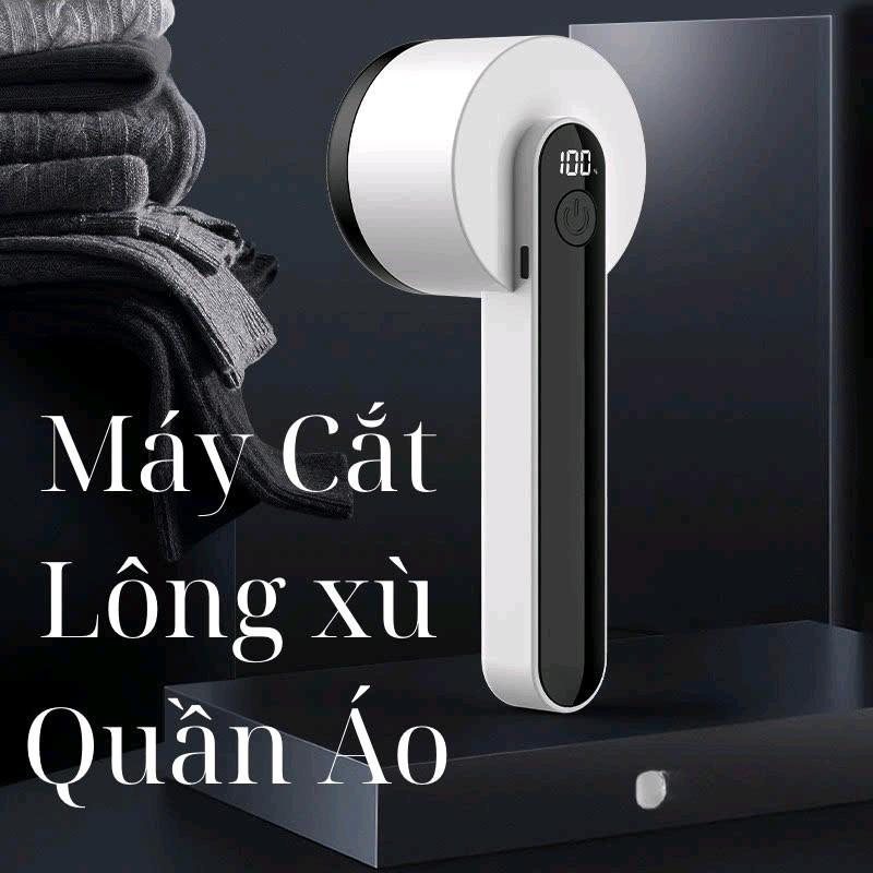 Máy cắt lông xù quần áo,không dây, có sạc type C pin 1200mAh  thiết kế 6 lưỡi cắt thông dụng cắt lông xù nhiều loại vải