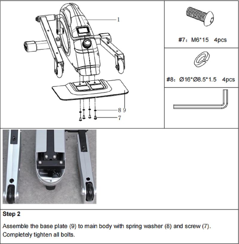 Product Introduction of Mini Elliptical เครื่องเดินได้อย่างมีประสิทธิภาพจัดการการออกกำลังกายขาเงียบสร้างกล้ามเนื้อขาที่มั่นคง 18