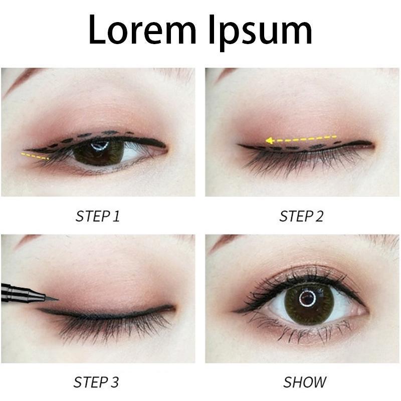 Product Introduction of Eyeliner Markers Cosmetics / Makeup Waterproof Anti Lasting Sweat 4